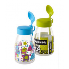 Glass Storage Jar 500ml with spoon